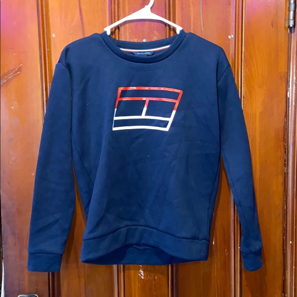 Navy blue Tommy Hilfiger crew neck